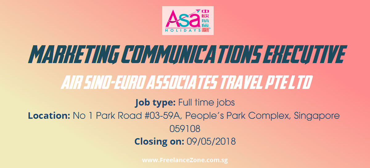 Marketing communication jobs in singapore