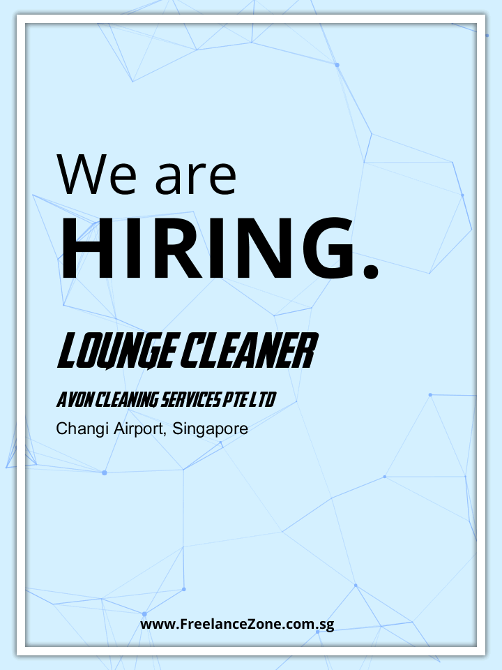 Lounge Cleaner Fulltime job in Singapore
