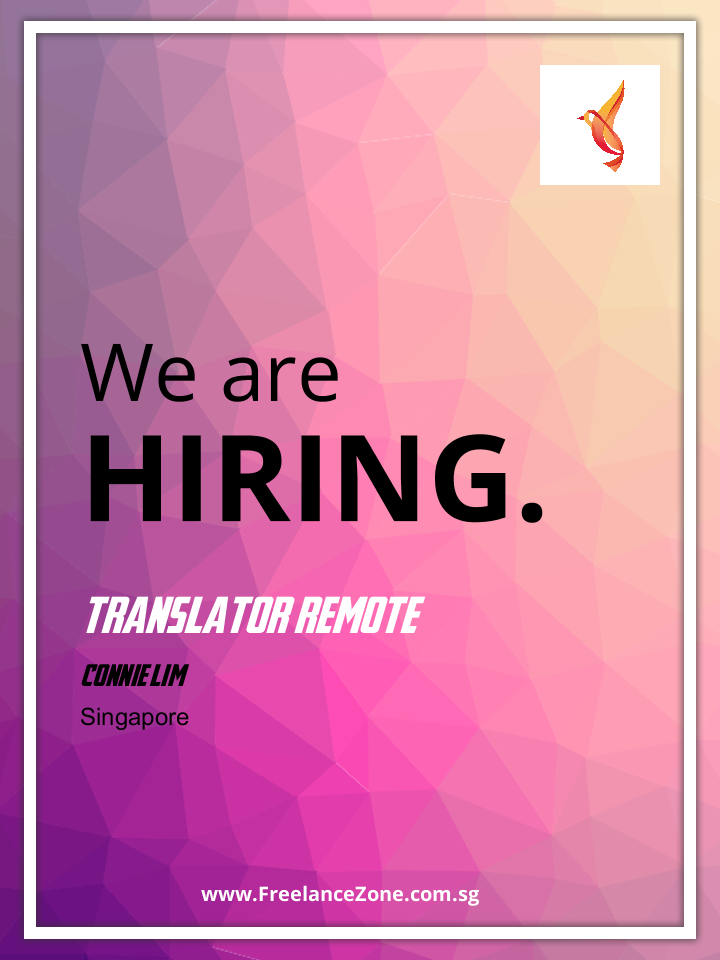 Freelance Translator Remote Fulltime job in Singapore