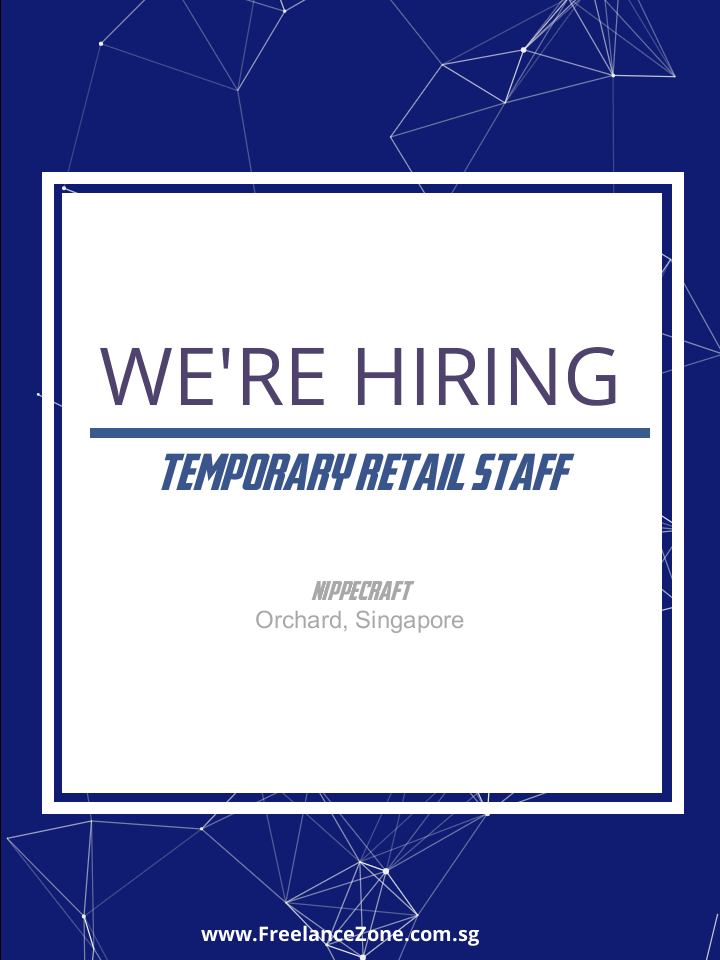 Temporary Retail Staff Temp Job In Singapore