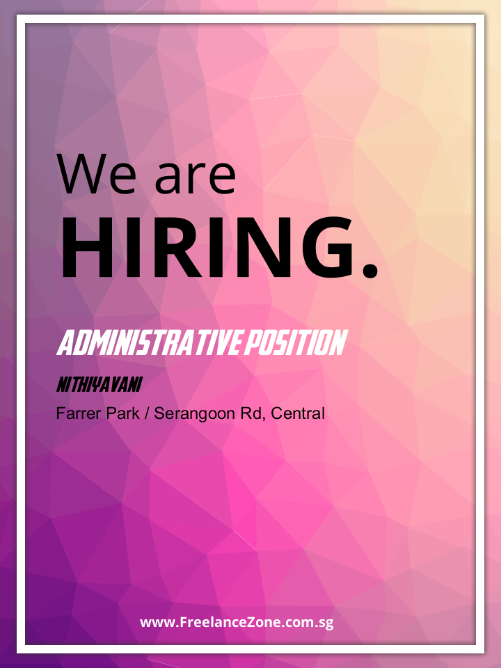 Part time admin job in singapore