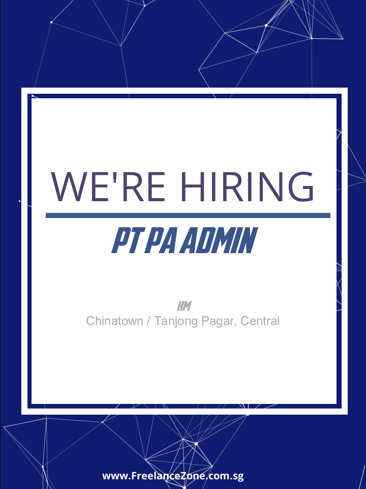 Part time admin job in singapore
